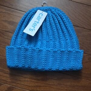 Carter's Vibrant Blue Kids' Knit Hat Beanie Size 4-7 Unisex